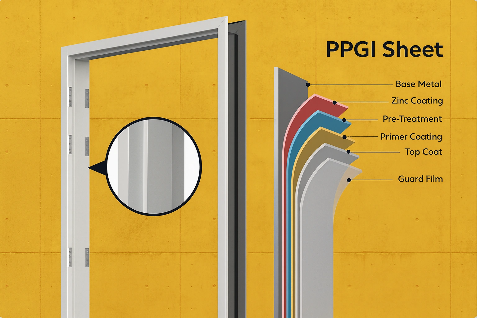 PPGI Sheet Layers